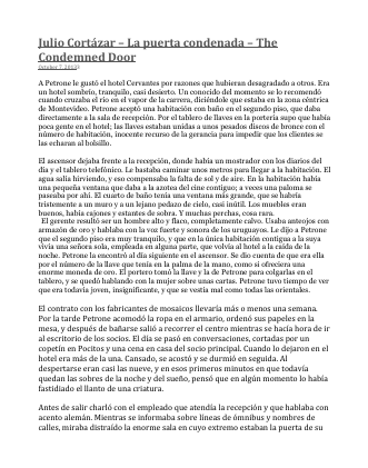 La puerta condenada